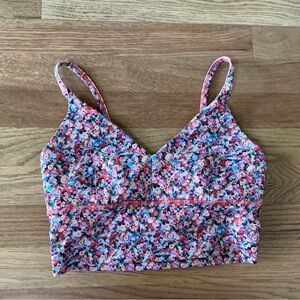 Lululemon Solo Bra Luon Prism Petal Multi Size 2